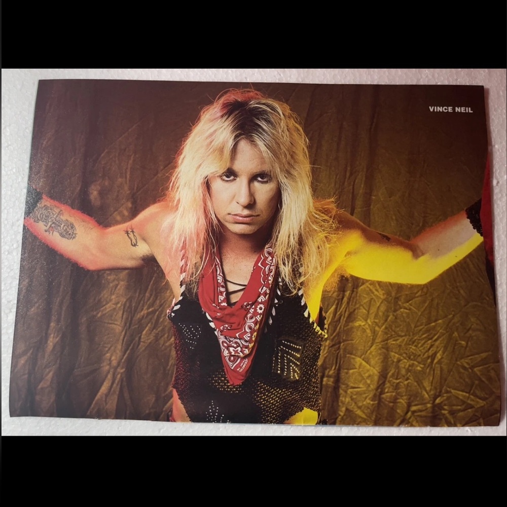 Motley Crue’s Vince Neil Pinup